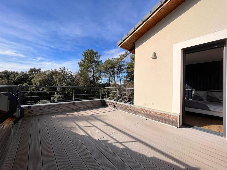 Du Reve O Naturel - Maison De Vacances Entre Gorges De L'Ardeche Et Gard Saint-Julien-de-Peyrolas Bagian luar foto